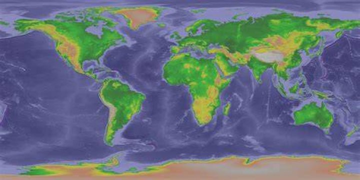 World Elevations Map