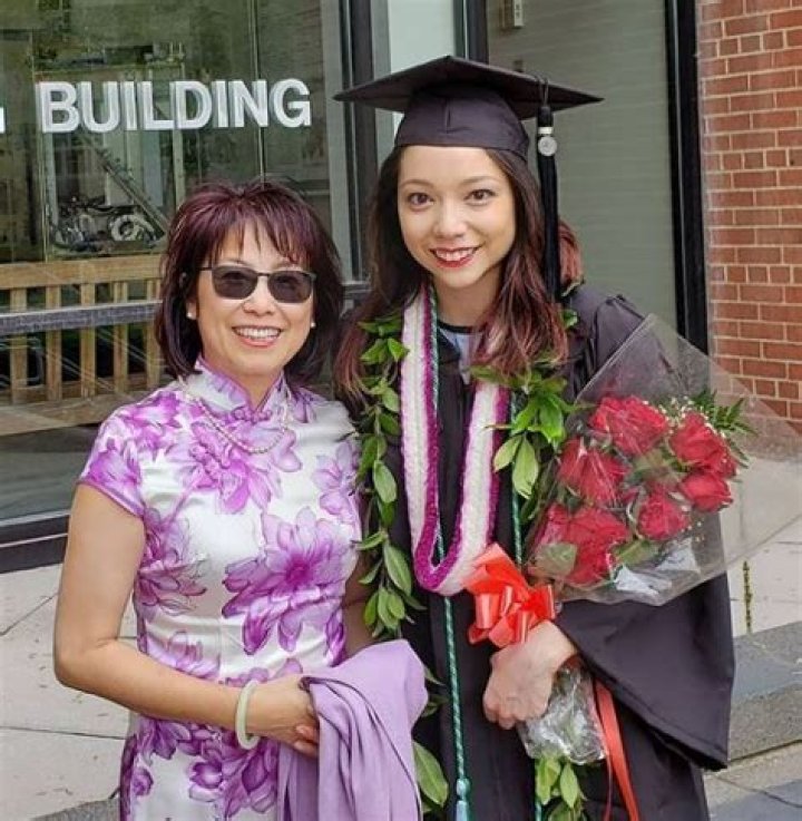 Xyla Foxlin with her mother