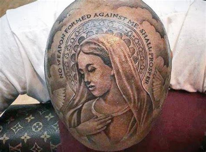 YG Got A Crazy Head Tattoo